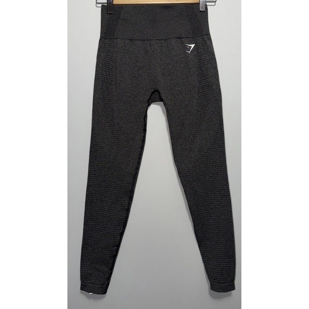 Gymshark Vital Seamless 2.0 Leggings Gray Workout Hight Waisted Size M